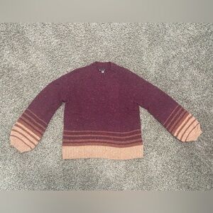 Smartwool Cozy Lodge Ombré Women’s Sweater in Eggplant Heather